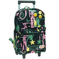 Sac à dos à roulettes emoji tag 46 cm trolley haut de gamme  - vertbaudet enfant