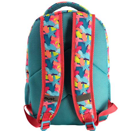 Sac à dos polyester 600d disney princess must ariel Bleu / rose / clair 2 - vertbaudet enfant 