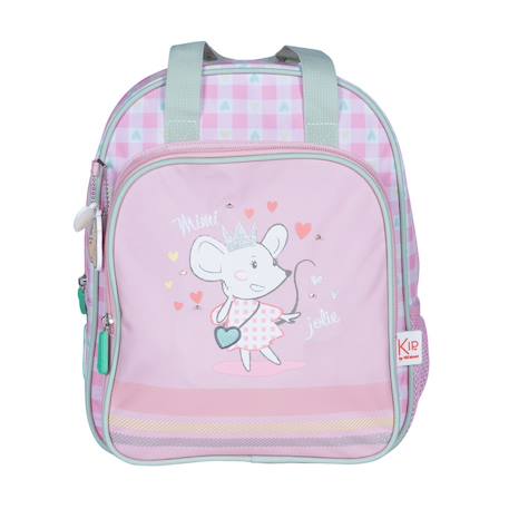 Mini sac à dos kip mimi mouse – 30 cm avec led Rose pastel/ transparent 1 - vertbaudet enfant 