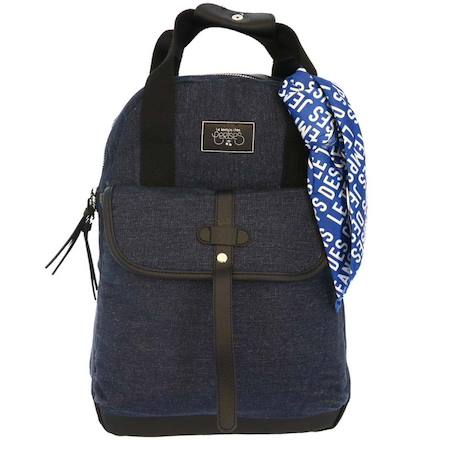 Sac à dos le temps des cerises jean 43 cm Multicolore 2 - vertbaudet enfant 