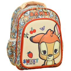 Sac à dos maternelle fille bambi sweet 30 cm  - vertbaudet enfant