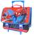 Cartable à roulettes spiderman avec rabat pvc imprimé brillant Bleu / rouge / noir 1 - vertbaudet enfant 