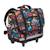 Cartable à roulettes garçon rip curl multico fluo 17l - 2 compartiments Multicolore+Noir / multicolore 6 - vertbaudet enfant 