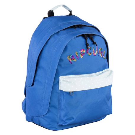Sac à dos rip curl à sequins double dome 42 cm – 2 compartiments zip Bleu 1 - vertbaudet enfant 