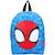 Sac à dos maternelle spiderman visage stylisé en tissu synthétique Bleu / rouge / blanc 4 - vertbaudet enfant 