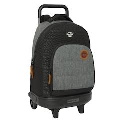 Sac à dos trolley blackfit8 old school avec sac amovible 45 cm  - vertbaudet enfant