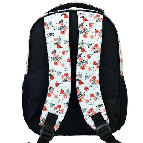 Sac à dos maternelle motif licorne 30 cm Blanc / rouge / noir 3 - vertbaudet enfant 