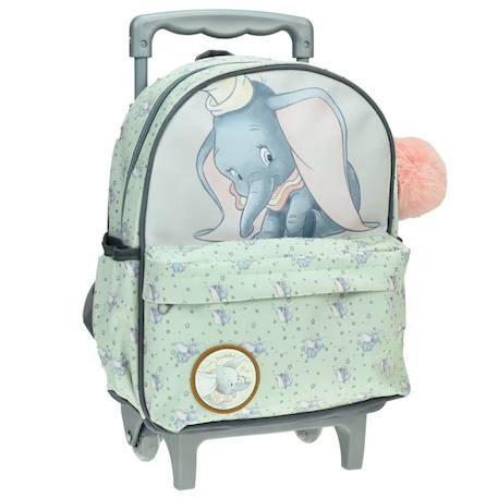 Fille-Accessoires-Cartable, trousse-Sac à dos à roulettes maternelle dumbo 30 cm - disney