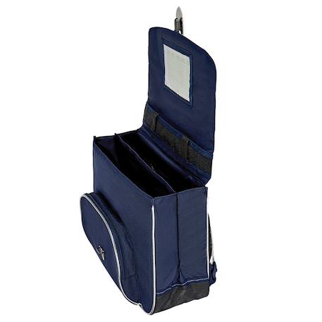 Cartable 38 cm les fantaisies 2 compartiments a4 24x32 cm Bleu 3 - vertbaudet enfant 