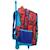 Sac à roulettes pat patrouille imprimé rescue wheels 46 cm Bleu / rouge 2 - vertbaudet enfant 