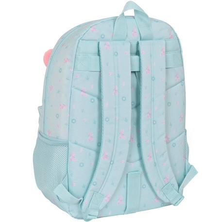 Sac à dos cmp moos flowers garden 46 cm - imprimé floral Bleu turquoise 2 - vertbaudet enfant 