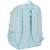 Sac à dos cmp moos flowers garden 46 cm - imprimé floral Bleu turquoise 2 - vertbaudet enfant 