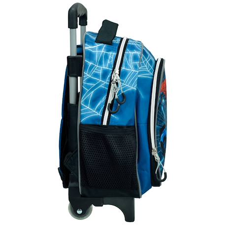Trolley scolaire spider-man imprimé polyester Blanc / argenté / gris 2 - vertbaudet enfant 
