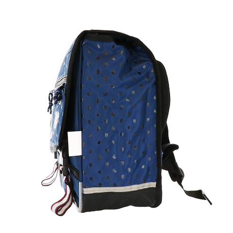 Cartable harry potter motif blason poudlard 38 cm Bleu / rose / gris 4 - vertbaudet enfant 