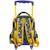 Sac à dos trolley garçon cmp motif espace alien en tissu Bleu marine 2 - vertbaudet enfant 