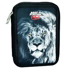 Trousse zippée motif lion en toile  - vertbaudet enfant