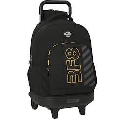 Trolley scolaire avec sac amovible et poignée télescopique blackfit8  - vertbaudet enfant