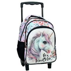 Sac à dos à roulettes maternelle fille - licorne magique - trolley pratique  - vertbaudet enfant