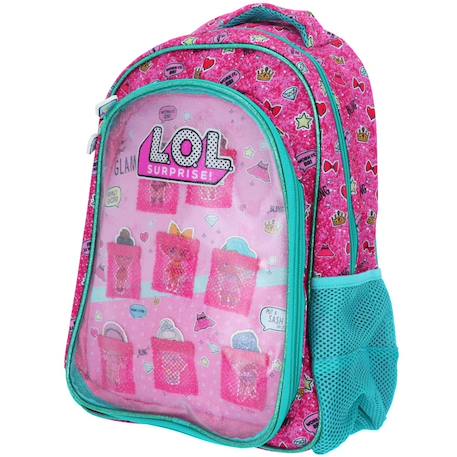 Fille-Accessoires-Sac à dos scolaire pvc pailleté lol surprise