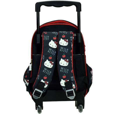 Sac à dos à roulettes hello kitty heart strass 30 cm trolley maternelle Multicolore 2 - vertbaudet enfant 