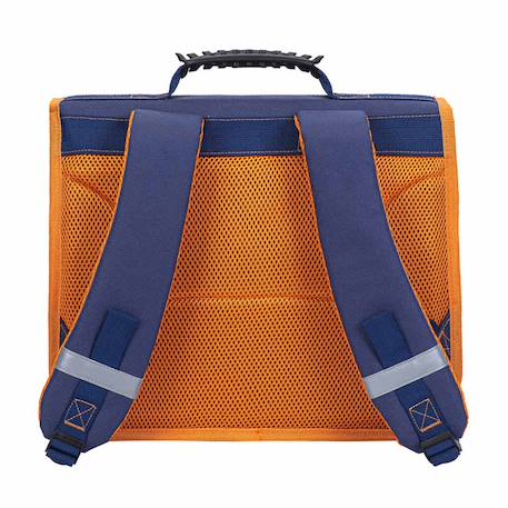 Cartable naruto imprimé shippuden - 2 compartiments - 38 cm Bleu / orange / noir 3 - vertbaudet enfant 