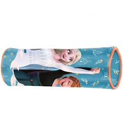 Trousse ronde cylindrique imprimée elsa toile  - vertbaudet enfant