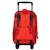 Trolley 3d cars lightning mcqueen en polyester sac à dos roulettes Rouge 2 - vertbaudet enfant 