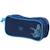 Trousse garçon rectangulaire toile motif dinosaures kid abord Bleu marine/gris froid 1 - vertbaudet enfant 