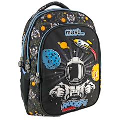 Sac à dos scolaire 2 compartiments astronaute rocket travel 43 cm  - vertbaudet enfant