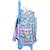 Sac à dos à roulettes maternelle fille - motif dumbo - be different Multicolore 4 - vertbaudet enfant 
