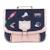 Cartable sweet 80s lily 38 cm – 2 compartiments déperlant Bleu / rose / foncé / noir 1 - vertbaudet enfant 