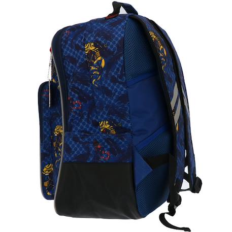 Sac à dos imprimé tigre camps united en tissu résistant 42 cm Bleu marine 3 - vertbaudet enfant 