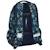 Sac à dos scolaire 40 cm motif éclaboussures smiley world Bleu marine/orange fluo 2 - vertbaudet enfant 