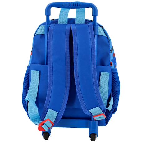 Sac à dos trolley 3d polyester moulé spiderman Bleu / rouge / blanc 3 - vertbaudet enfant 
