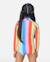 Maillot une pièce manches longues rainbow stripe fille Multico 2 - vertbaudet enfant 