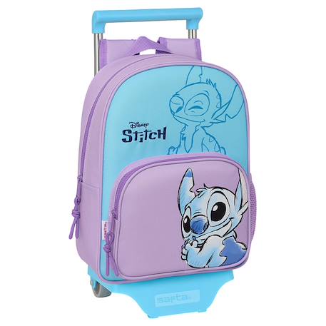 Garçon-Accessoires-Cartable, trousse-Sac à dos à roulettes stitch sweet 34 cm