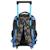 Sac à dos trolley garçon 3 compartiments astronaute rocket travel 45 cm Noir / bleu / blanc 2 - vertbaudet enfant 