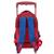Sac à dos trolley maternelle 30 cm schtroumpfs village – smurfs Bleu / rouge 3 - vertbaudet enfant 