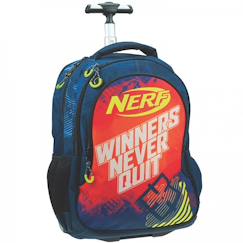 Sac à dos à roulettes nerf winners 46 cm - cartable trolley  - vertbaudet enfant