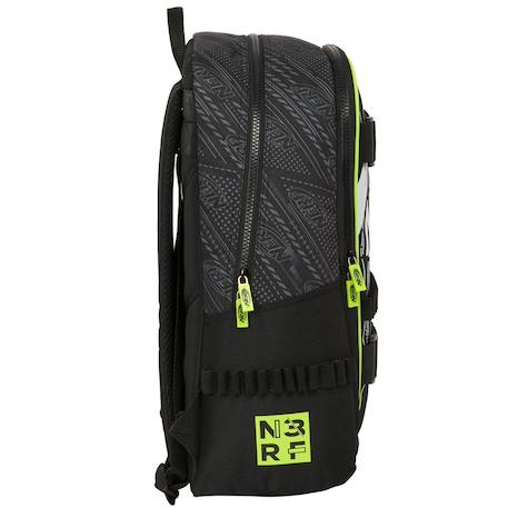 Sac à dos à roulettes nerf get ready 2 compartiments Noir / bleu / marine / noir 3 - vertbaudet enfant 