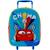 Sac à roulettes maternelle garçon cars champion 30 cm - trolley scolaire Bleu / rouge / blanc 3 - vertbaudet enfant 