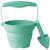 Seau pliable en silicone avec truelle – jouet de jardin et de plage souple et coloré bleu pastel+Light dusty purple+Midnight blue+Sage green+Vert menthe 10 - vertbaudet enfant 
