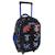Sac à dos chariot à roulettes space battle 3 compartiments zippés 45 cm Noir / bleu / marine / bleu 1 - vertbaudet enfant 