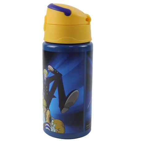 Gourde aluminium one piece 50 cl avec paille Noir / bleu / marine / bleu 3 - vertbaudet enfant 