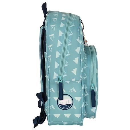 Sac à dos garçon recyclable motif montagnes national geographic Bleu / vert / clair 3 - vertbaudet enfant 