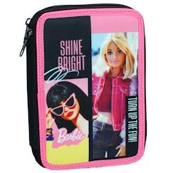 -Trousse fille garnie barbie avec devant néoprène imprimé