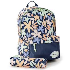 Sac à dos rip curl dome 42 cm avec trousse - fille (tropical)  - vertbaudet enfant