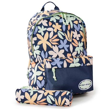 Sac à dos rip curl dome 42 cm avec trousse - fille (tropical) Multicolore 1 - vertbaudet enfant 