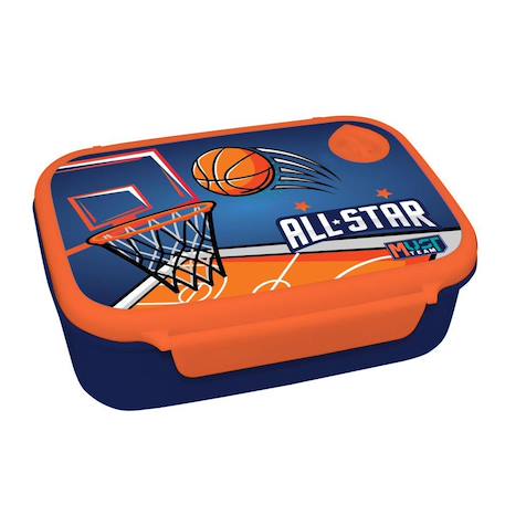 Boîte à goûter must team pvc et gourde alu Orange/marron 3 - vertbaudet enfant 