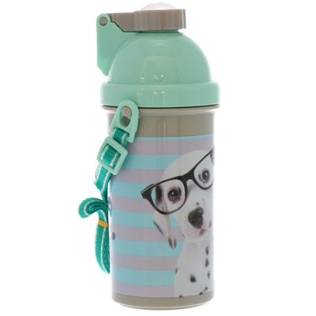 Bouteille à eau enfant 500 ml la boutique des toons – pets Bleu / gris / anthracite / bleu 2 - vertbaudet enfant 